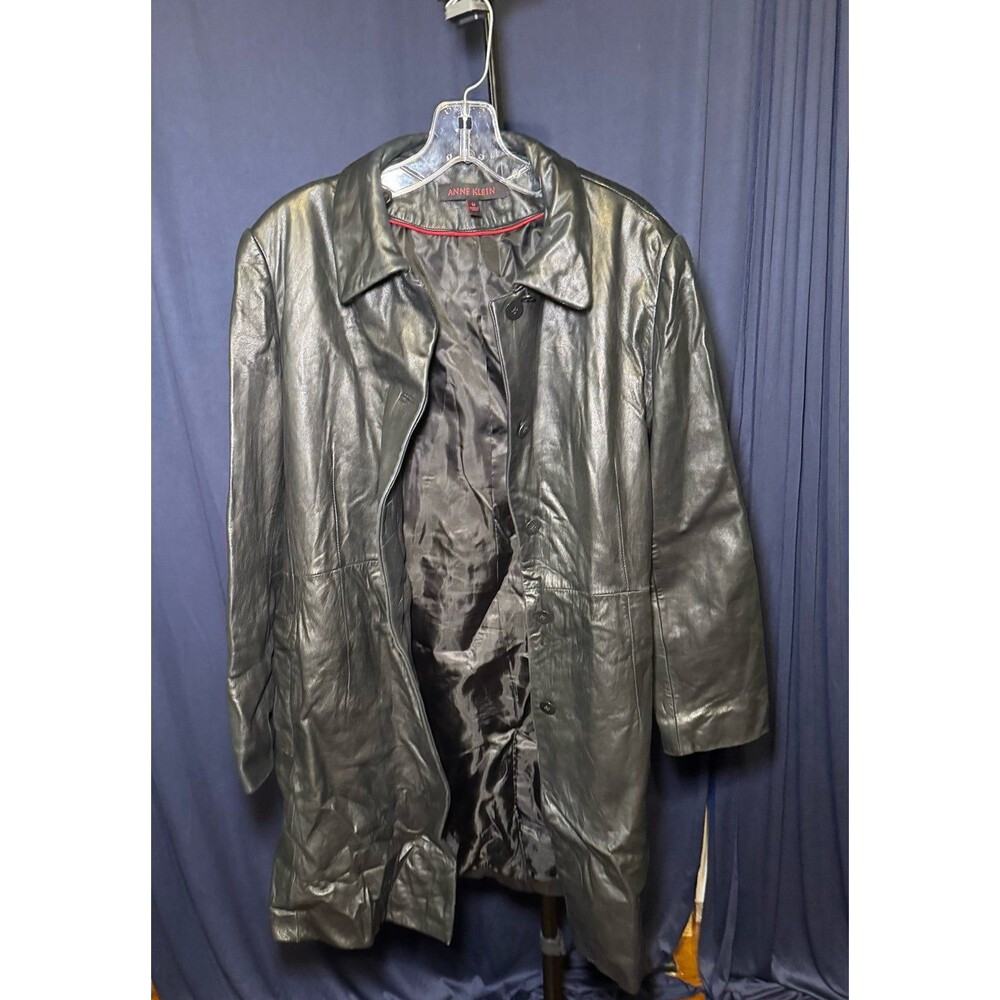 Vintage leather trench